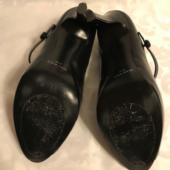 Nine West black Mary Jane platforms 6.5 - Picture 7 of 7
